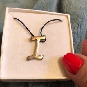 Karibou Karacters Initial “I” Sterling  NWT